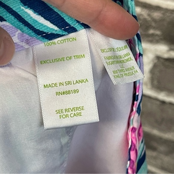 Lilly Pulitzer 5” buttercup scallop hem shorts - Picture 8 of 9